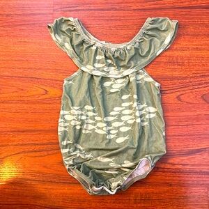 Ava Sky gathered top onesie!